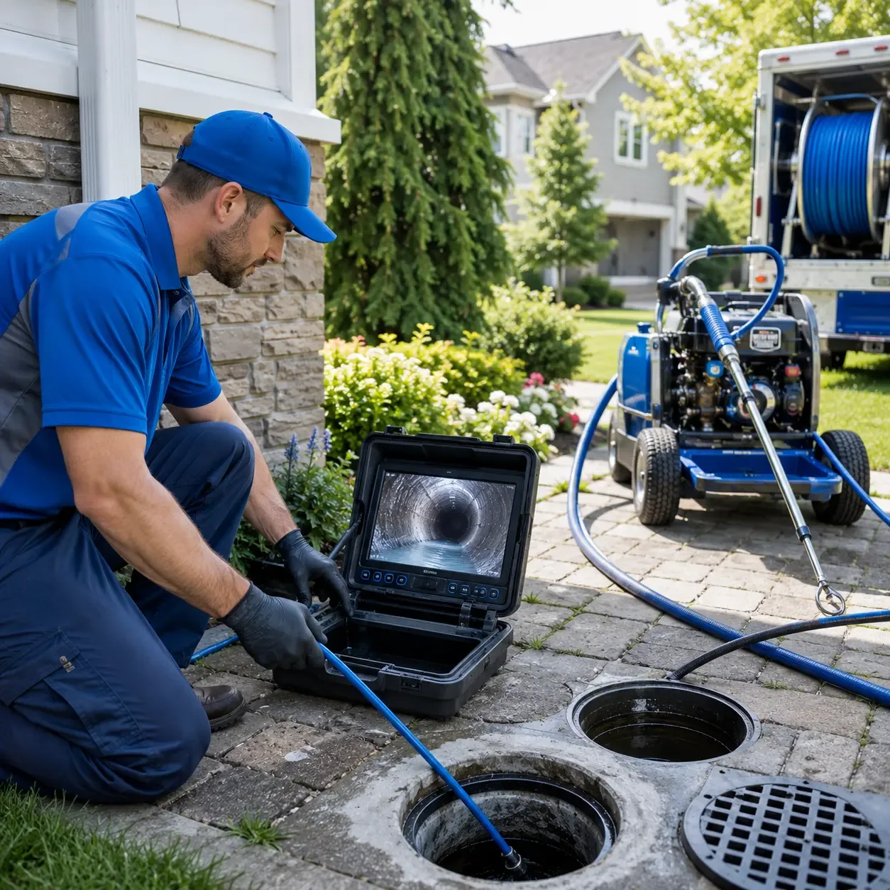 Outdoor drain cleaning professionals serving De Soto, GA
